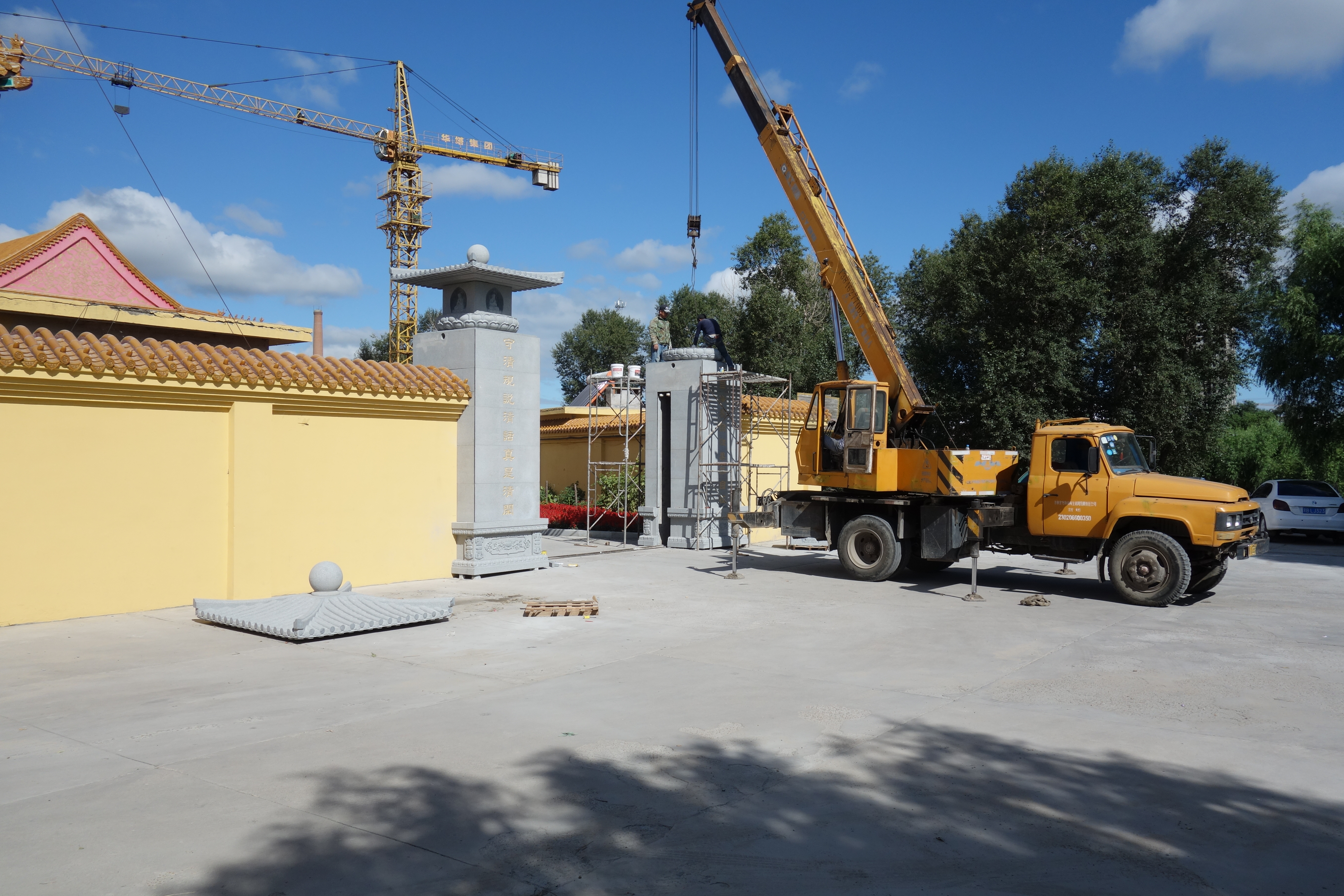 寺廟燈籠柱工程